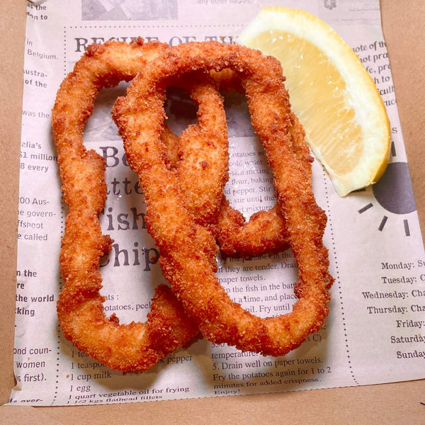 CALAMARI RINGS CRUMBED