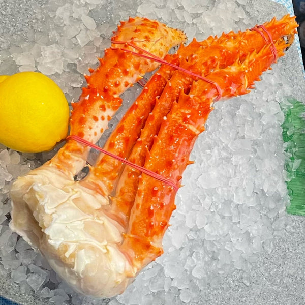 ALASKAN KING CRAB LEGS COOKED 800G-1KG PER PIECE